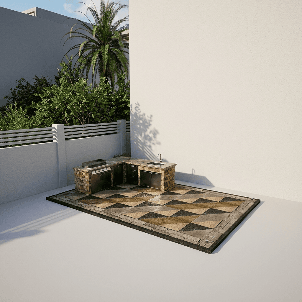 Outdoor Kitchen 4001 - 5.50 x 3.70 m